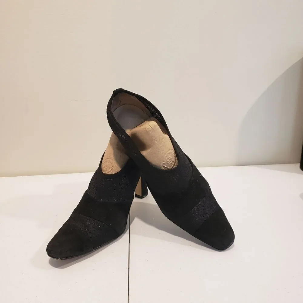 VTG Bisou Bisou Black Pumps Size 6